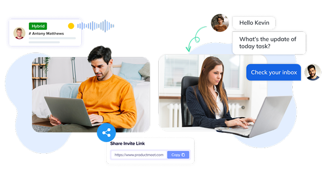 Real-time self managed chat tools for Hybrid work