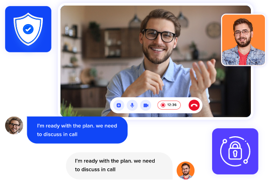 make a secure video calling app